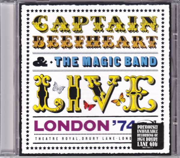 CAPTAIN BEEFHEART - Live London '74 cover 