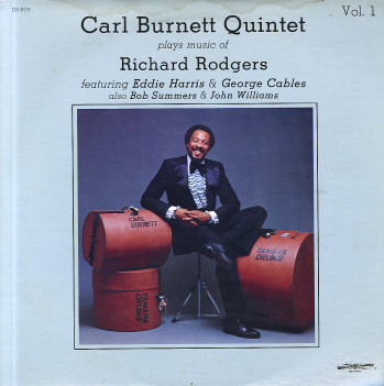 CARL BURNETT (DRUMS) - Plays Music Of Richard Rogers vol 1 cover 
