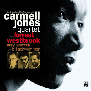CARMELL JONES - Carmell Jones Quartet ‎– Previously Unreleased Los Angeles Session cover 