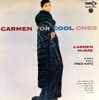 CARMEN MCRAE - Carmen for Cool Ones cover 