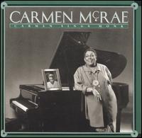CARMEN MCRAE - Carmen Sings Monk cover 