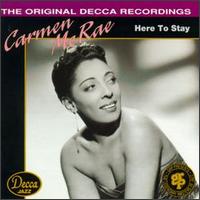 CARMEN MCRAE - Here To Stay cover 
