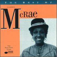 CARMEN MCRAE - The Best of Carmen McRae cover 