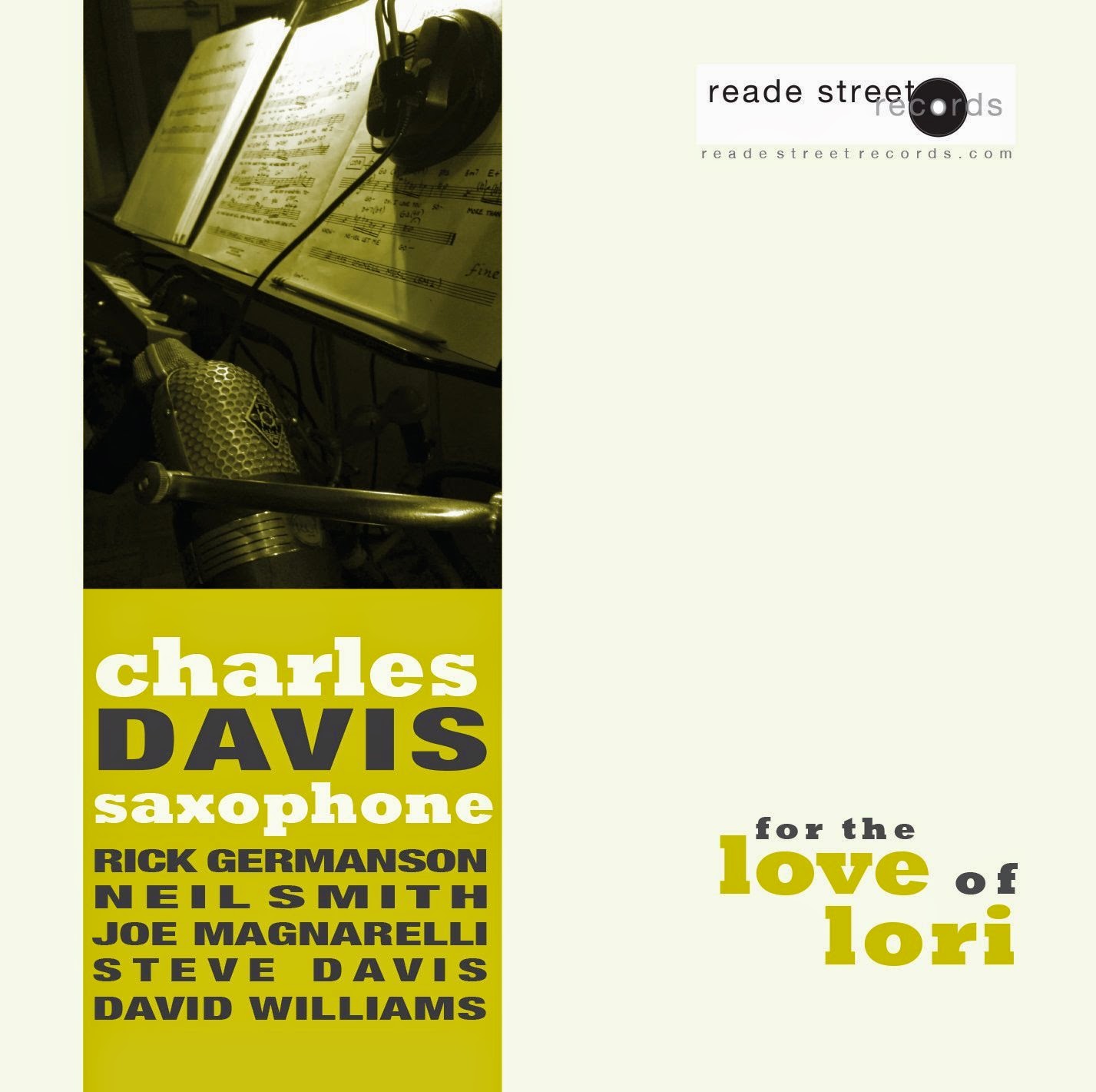 CHARLES DAVIS - For The Love Of Lori cover 
