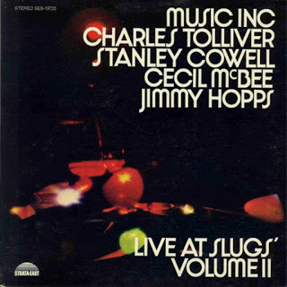 CHARLES TOLLIVER - Music Inc : Live At Slugs' Volume II cover 