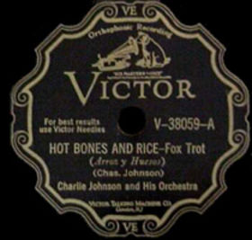 CHARLIE JOHNSON - Hot Bones and Rice / Harlem Drag cover 