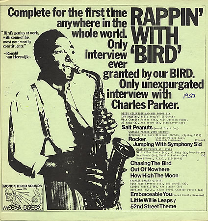 CHARLIE PARKER - Rappin' With Bird cover 