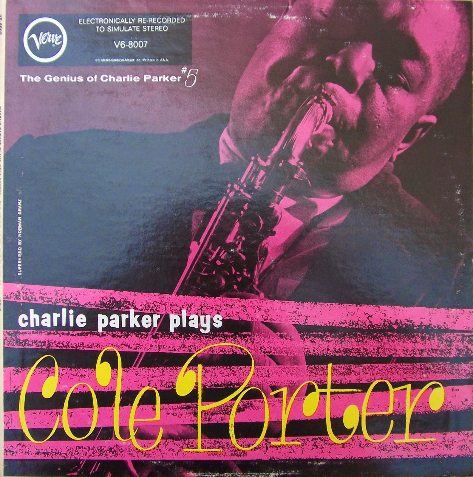 CHARLIE PARKER - The Genius of Charlie Parker #5: Plays Cole Porter cover 
