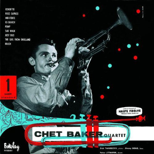 CHET BAKER - Chet Baker Quartet (aka In Paris Vol 1 aka Quartet Featuring Dick Twardzik) cover 