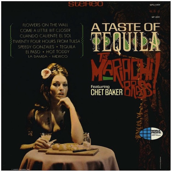 CHET BAKER - Mariachi Brass  Featuring Chet Baker : A Taste Of Tequila (aka The Modern Sound Of Mexico) cover 