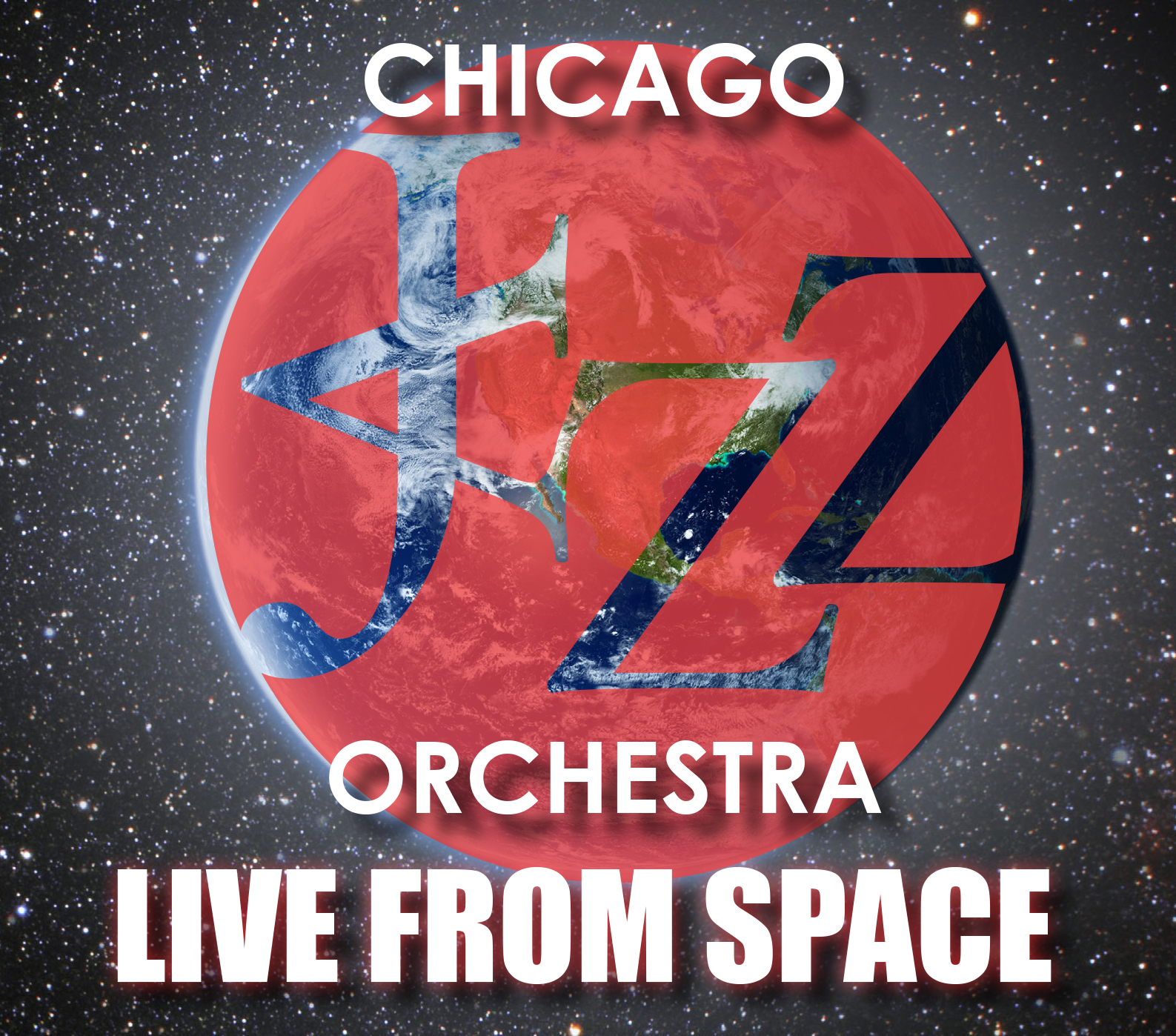CHICAGO JAZZ ORCHESTRA - Live from Space cover 