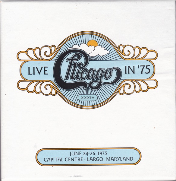 CHICAGO - Live in '75 cover 