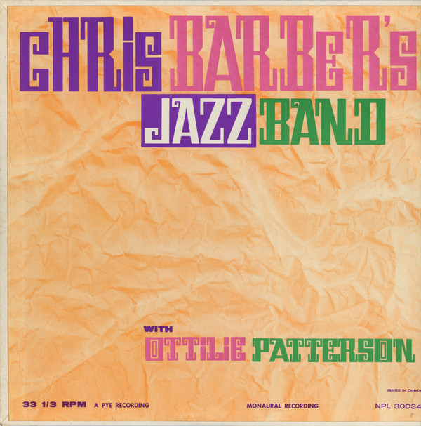 CHRIS BARBER - Chris Barber's Jazzband With Ottilie Patterson cover 