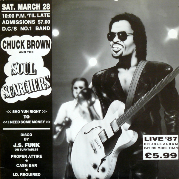 CHUCK BROWN - Live '87 (aka Live - D.C. Bumpin' Y'All) cover 