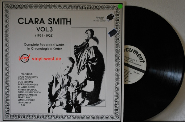 CLARA SMITH - Clara Smith Vol. 3 (1924-1925) cover 