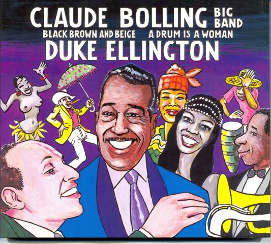 CLAUDE BOLLING - Claude Bolling Big Band ‎: Black Brown And Beige / A Drum Is A Woman cover 