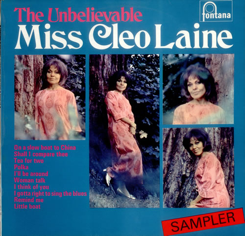 CLEO LAINE - The Unbelievable Miss Cleo Laine cover 