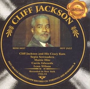 CLIFF JACKSON - Recorded In New York 1926-1934 cover 