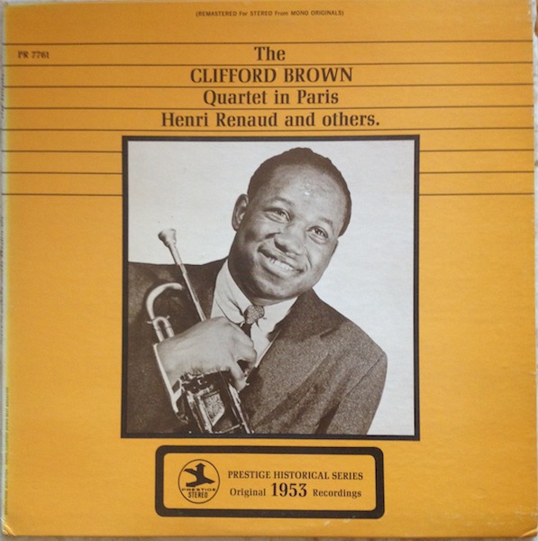CLIFFORD BROWN - The Clifford Brown Quartet In Paris cover 