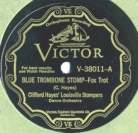 CLIFFORD HAYES - Blue Trombone Stomp / Clef Club Stomp cover 