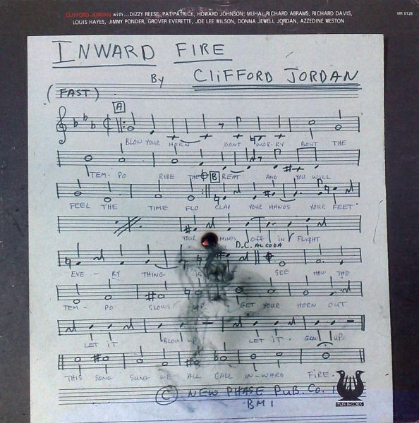 CLIFFORD JORDAN - Inward Fire cover 