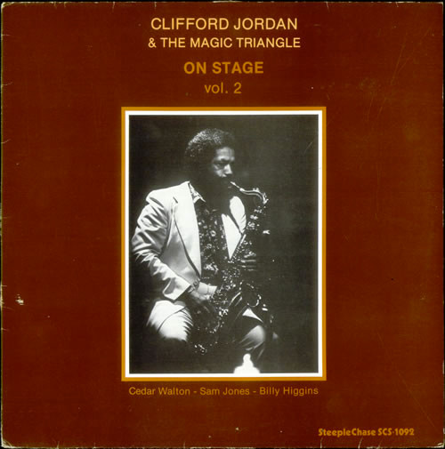 CLIFFORD JORDAN - On Stage Vol. 2 cover 