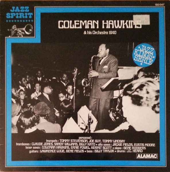 COLEMAN HAWKINS - Coleman Hawkins & His Orchestra 1940 cover 