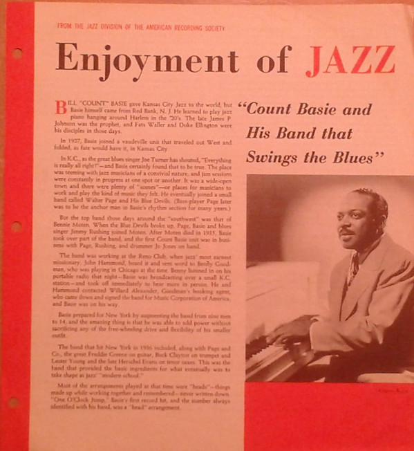 COUNT BASIE - Count Basie And His Band That Swings The Blues cover 