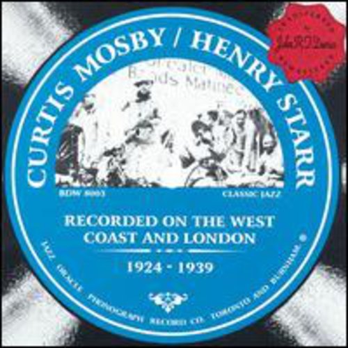 CURTIS MOSBY - Curtis Mosby/Henry Starr 1924-1939 cover 