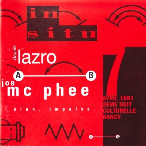 DAUNIK LAZRO - Élan, Impulse (with Joe McPhee) cover 