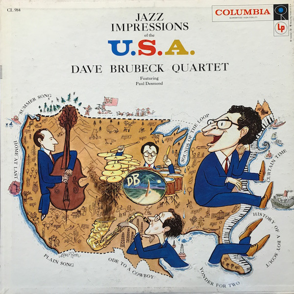 DAVE BRUBECK - Jazz Impressions of the U.S.A cover 