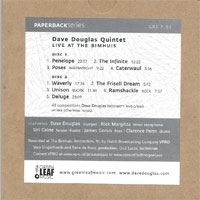 DAVE DOUGLAS - Live At The Bimhuis cover 