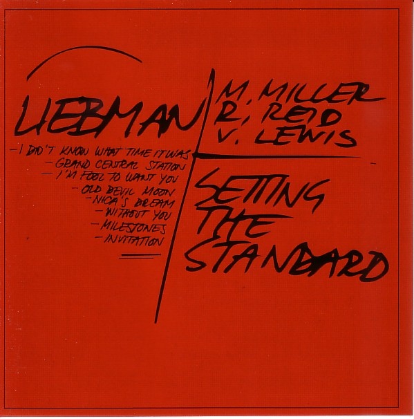 DAVE LIEBMAN - Setting the Standard cover 