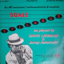 DAVE LIEBMAN - The Scale Syllabus By David Liebman And Jamey Aebersold cover 