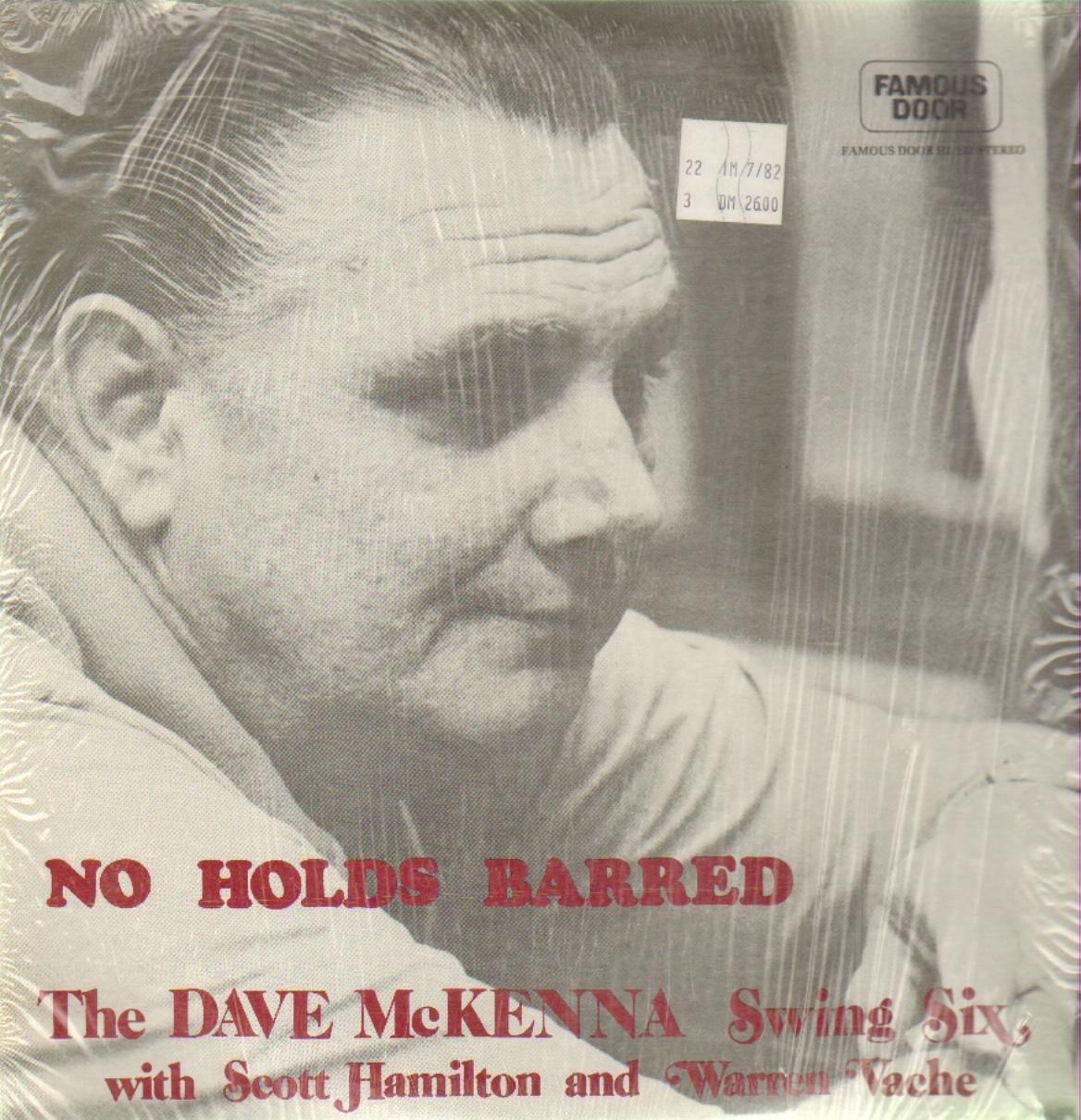 DAVE MCKENNA - No Holds Barred cover 
