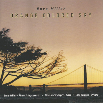 DAVE MILLER - Orange Colored Sky cover 