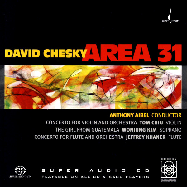 DAVID CHESKY - Concerto For Violon And Orchestra / The Girl From Guatemala / Concerto For Flute And Orchestra cover 