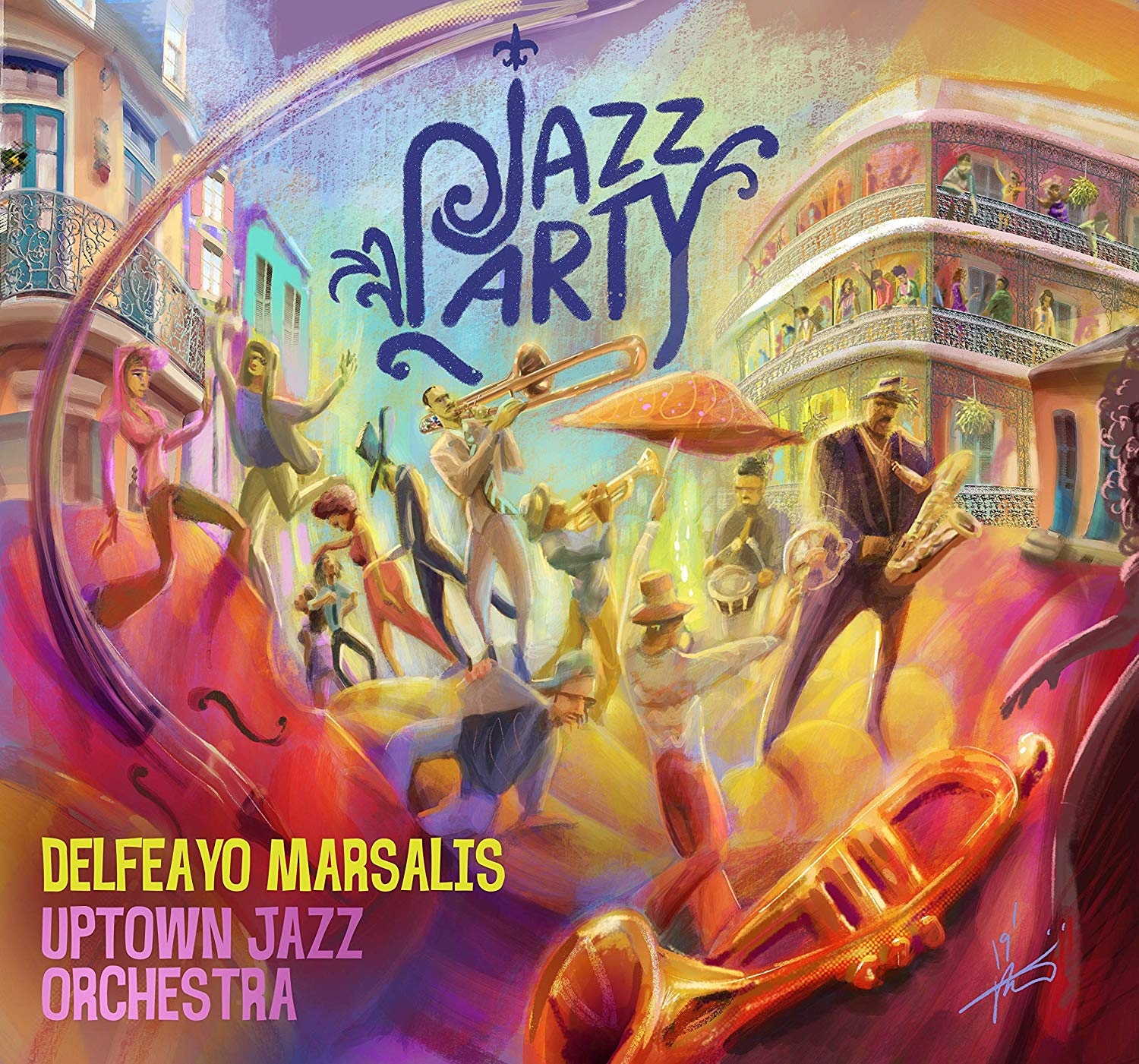 DELFEAYO MARSALIS - Delfeayo Marsalis & The Uptown Jazz Orchestra : Jazz Party cover 