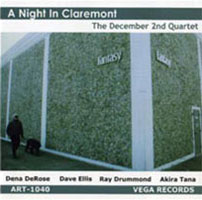 DENA DEROSE - A Night in Claremont : The December 2nd Quartet cover 