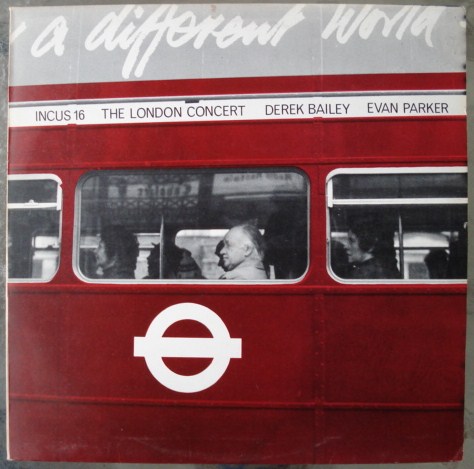 DEREK BAILEY - The London Concert (with Evan Parker) cover 