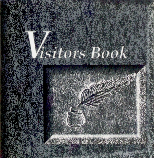 DEREK BAILEY - Visitors Book cover 