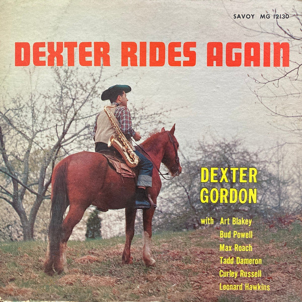 DEXTER GORDON - Dexter Rides Again cover 
