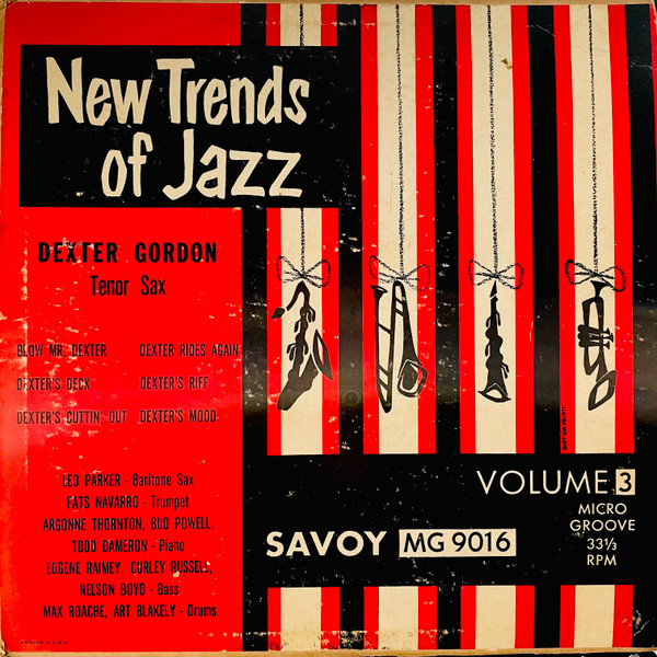DEXTER GORDON - New Trends Of Jazz - Volume 3 cover 