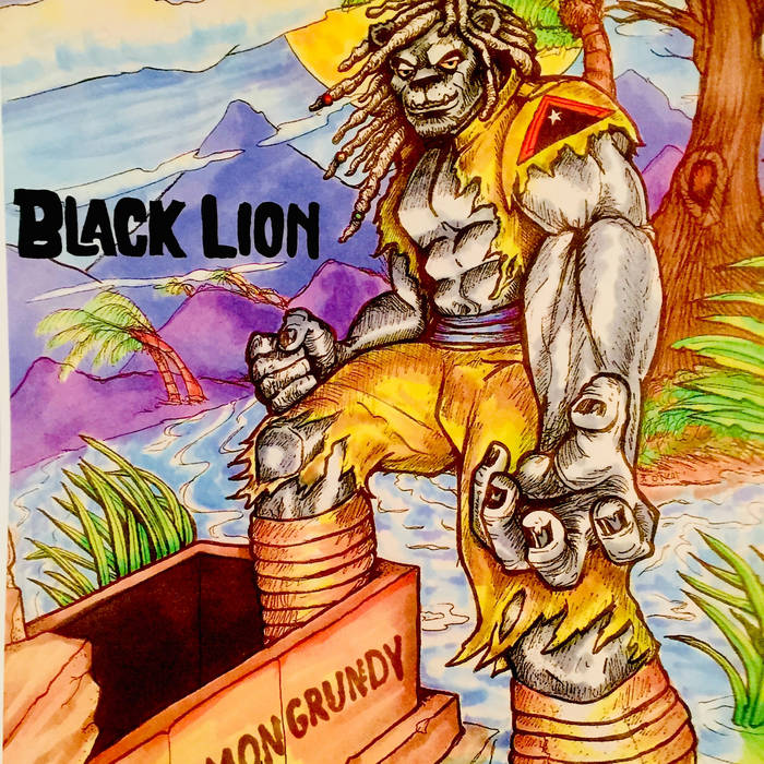 DEZRON DOUGLAS - Black Lion : Solomon Grundy cover 