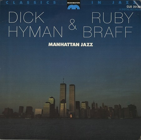 DICK HYMAN - Dick Hyman & Ruby Braff ‎– Manhattan Jazz cover 