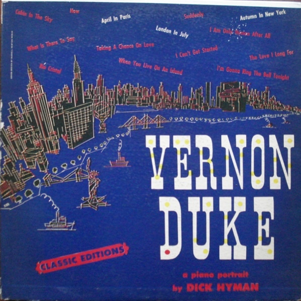 DICK HYMAN - Vernon Duke - A Piano Portrait By Dick Hyman cover 