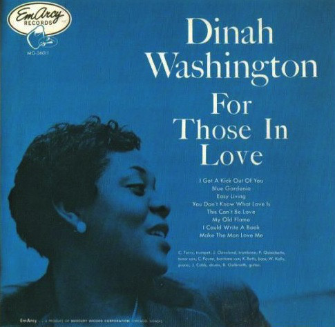 DINAH WASHINGTON - For Those in Love cover 