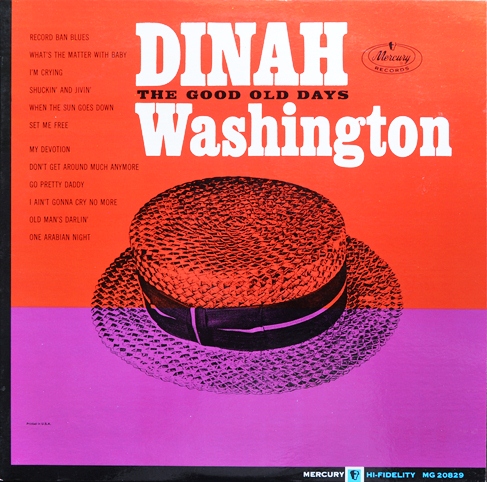 DINAH WASHINGTON - The Good Old Days cover 