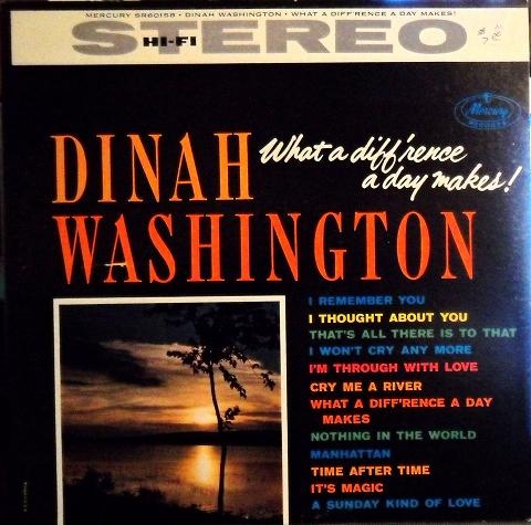 DINAH WASHINGTON - What a Diff'rence a Day Makes! cover 