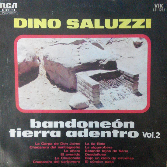 DINO SALUZZI - Bandoneon Tierra Adentro Vol. 2 cover 